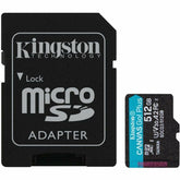 Micro SD Memory Card with Adaptor Kingston CANVAS Go! Plus 512 GB